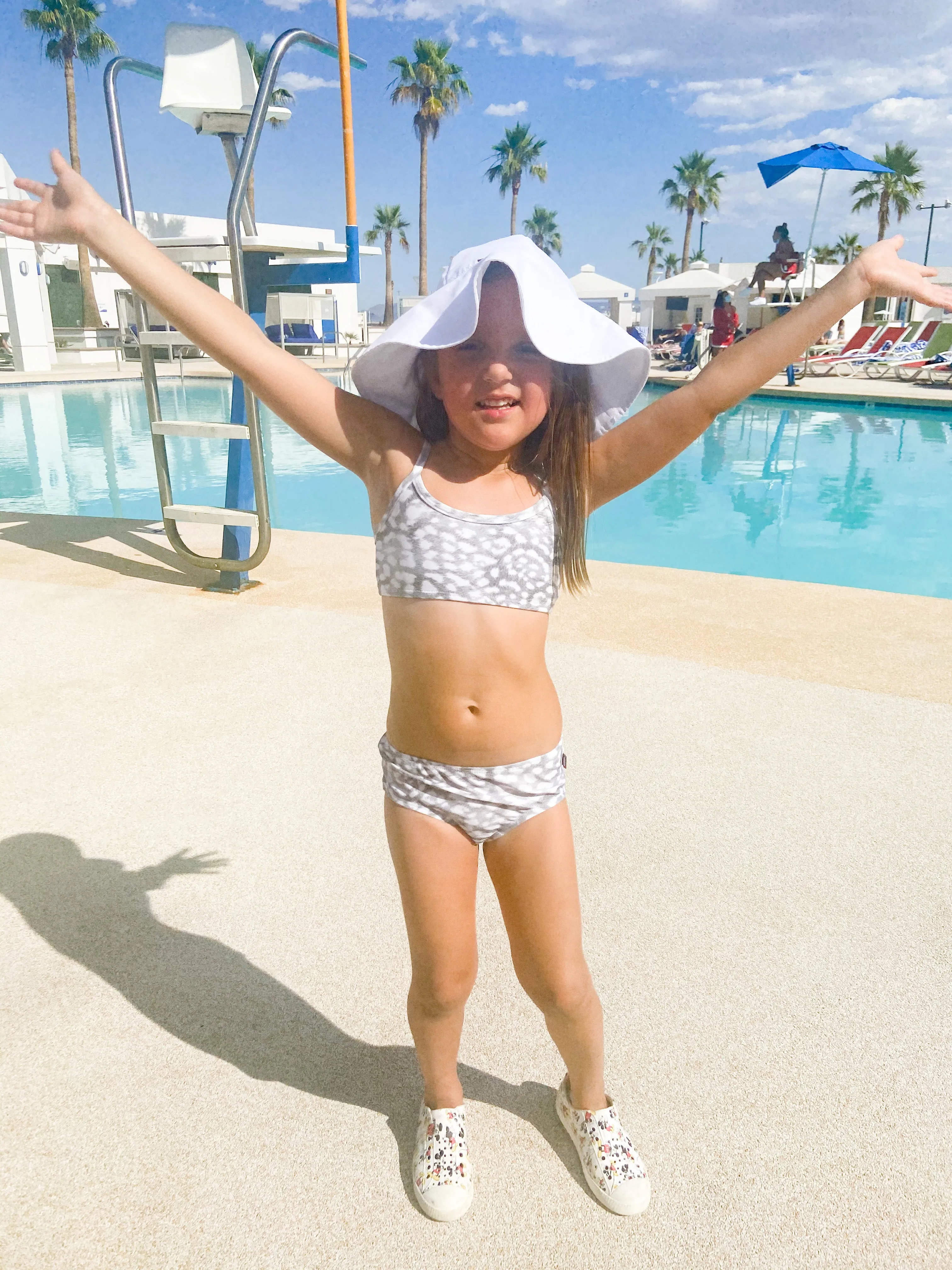 Girls UPF 50  Bikini Swim Top  | Teal