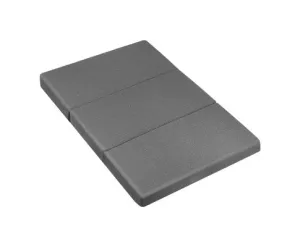 Giselle Bedding Double Size Folding Foam Mattress Portable Bed Mat Dark Grey