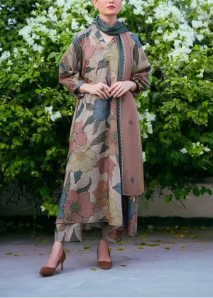 Grace W666-Printed 2pc karandi Dress
