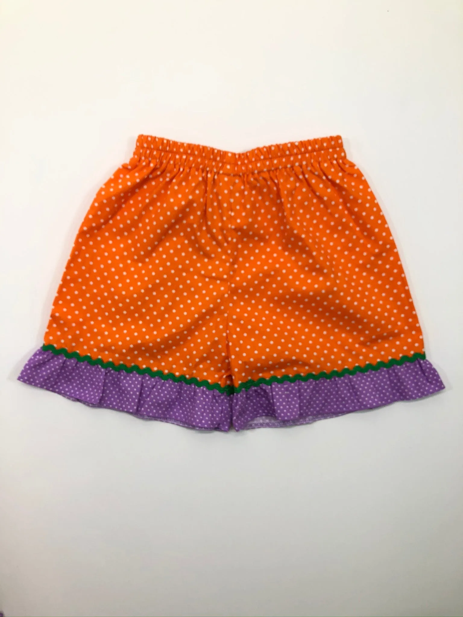 Halloween girl shorts set