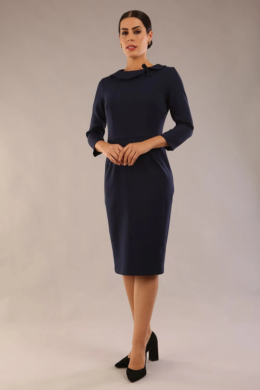 Helium 3/4 Sleeved Pencil Dress