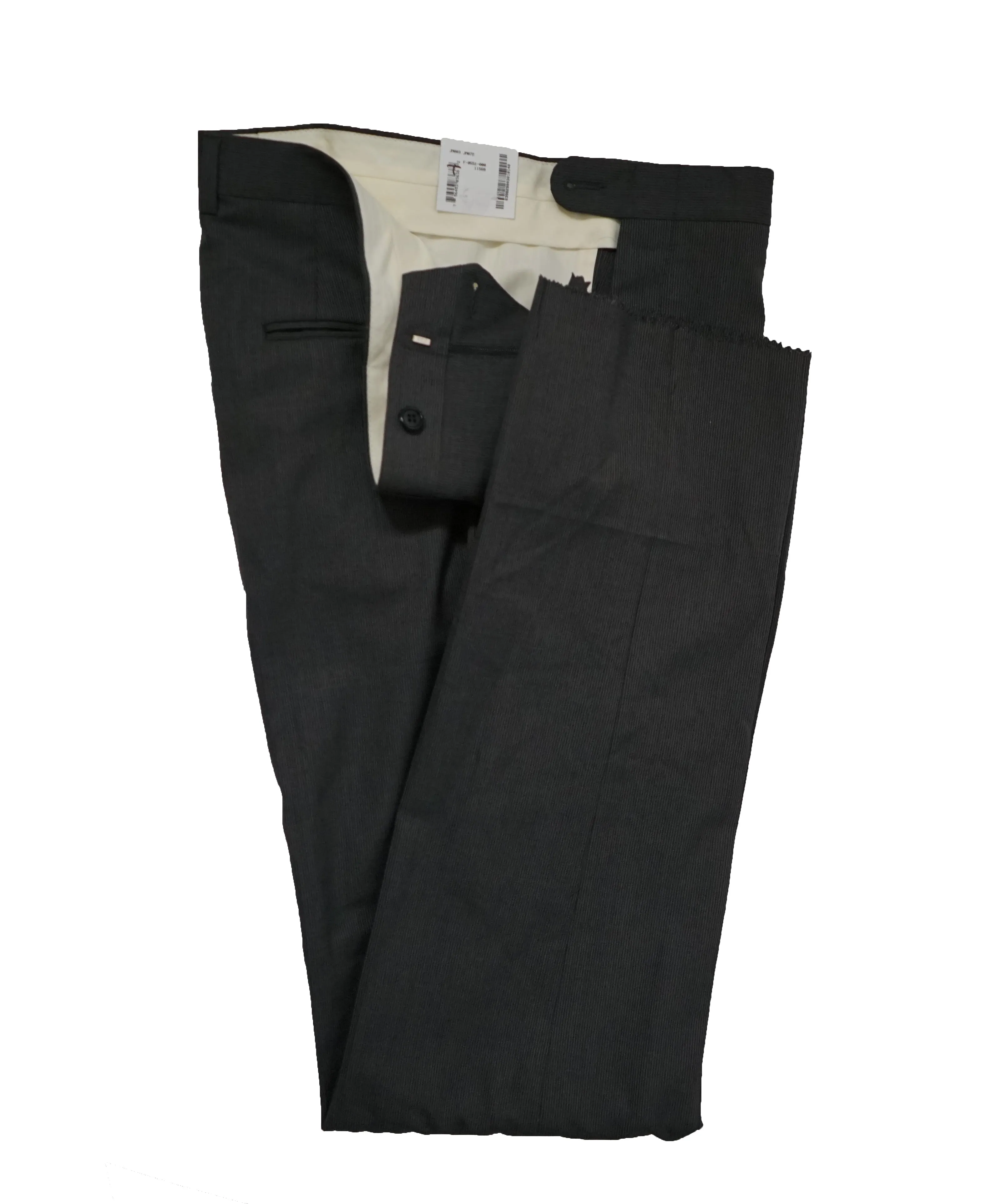 HICKEY FREEMAN - Gray Micro Striped Wool Suit “Milburn II" - 40R