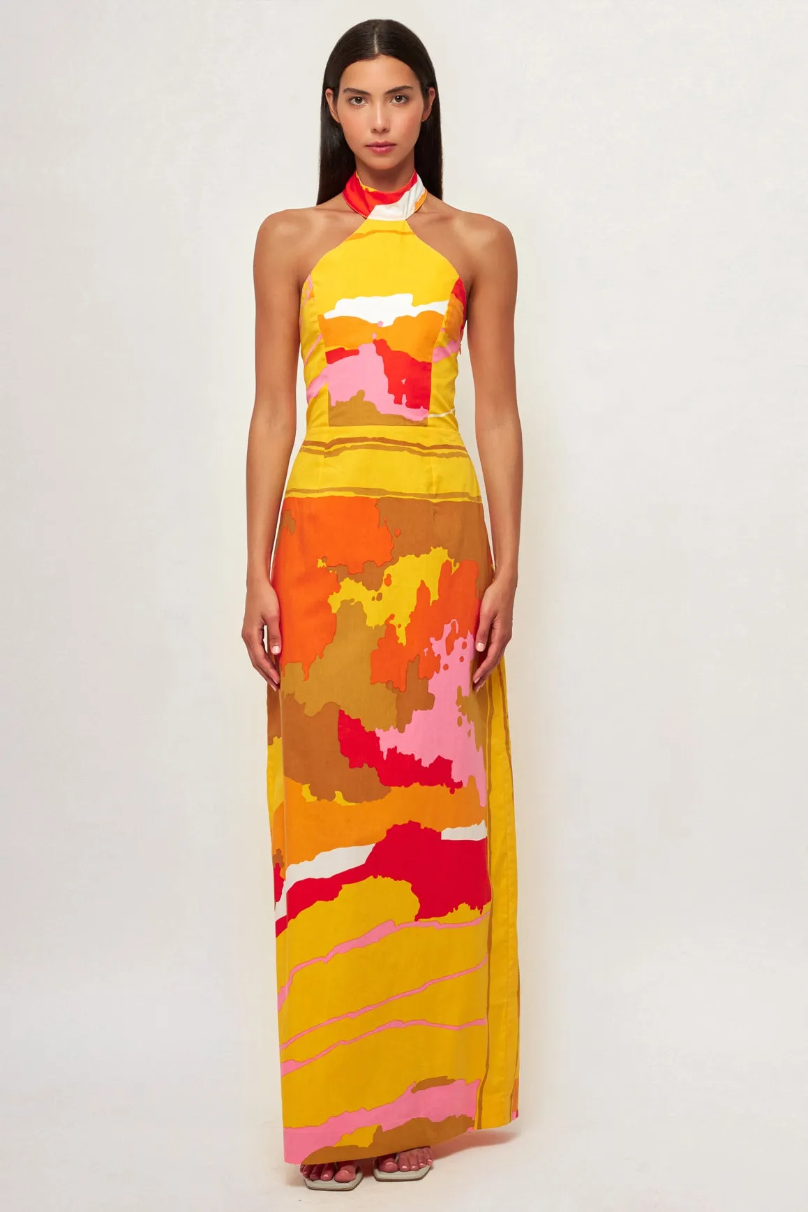 High Neck Maxi