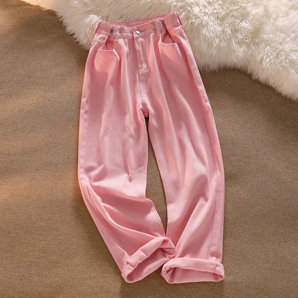 HIGH WAIST WIDE LEG JEANS UB97011