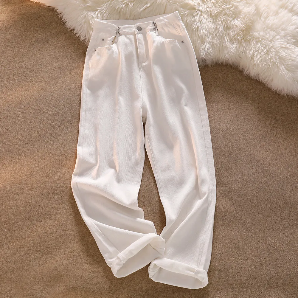 HIGH WAIST WIDE LEG JEANS UB97011