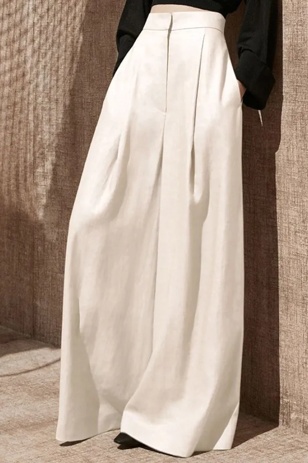 High Waist Wide Leg Pants