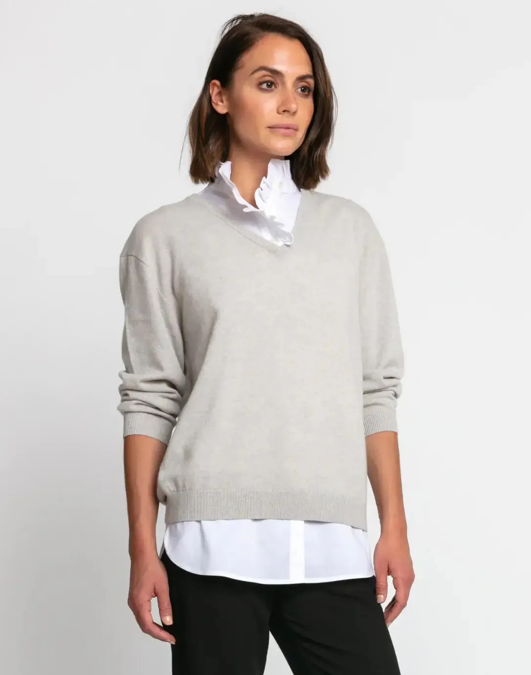 Hinson Wu Michelle Sleeveless Foundation Layer Tunic in White