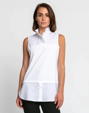 Hinson Wu Michelle Sleeveless Foundation Layer Tunic in White
