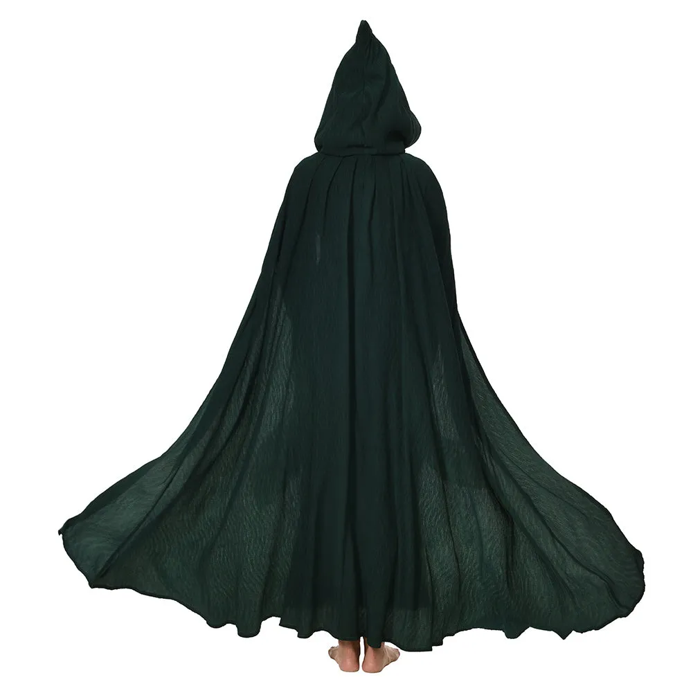 Hocus Pocus 2 Winifred Sanderson Hooded Cloak Outfits Halloween Carnival Suit