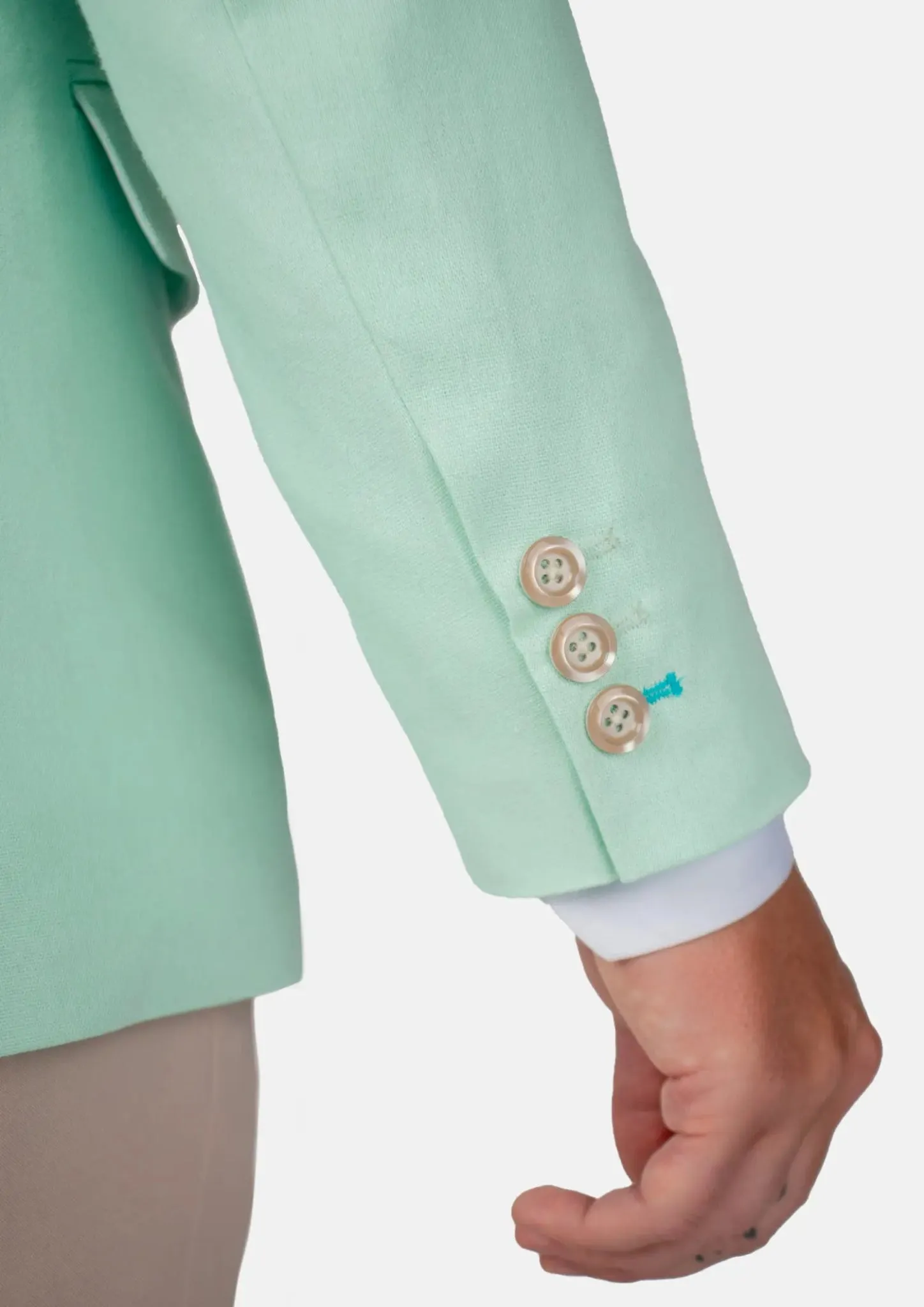 Hudson Mint Green Linen Blend Jacket