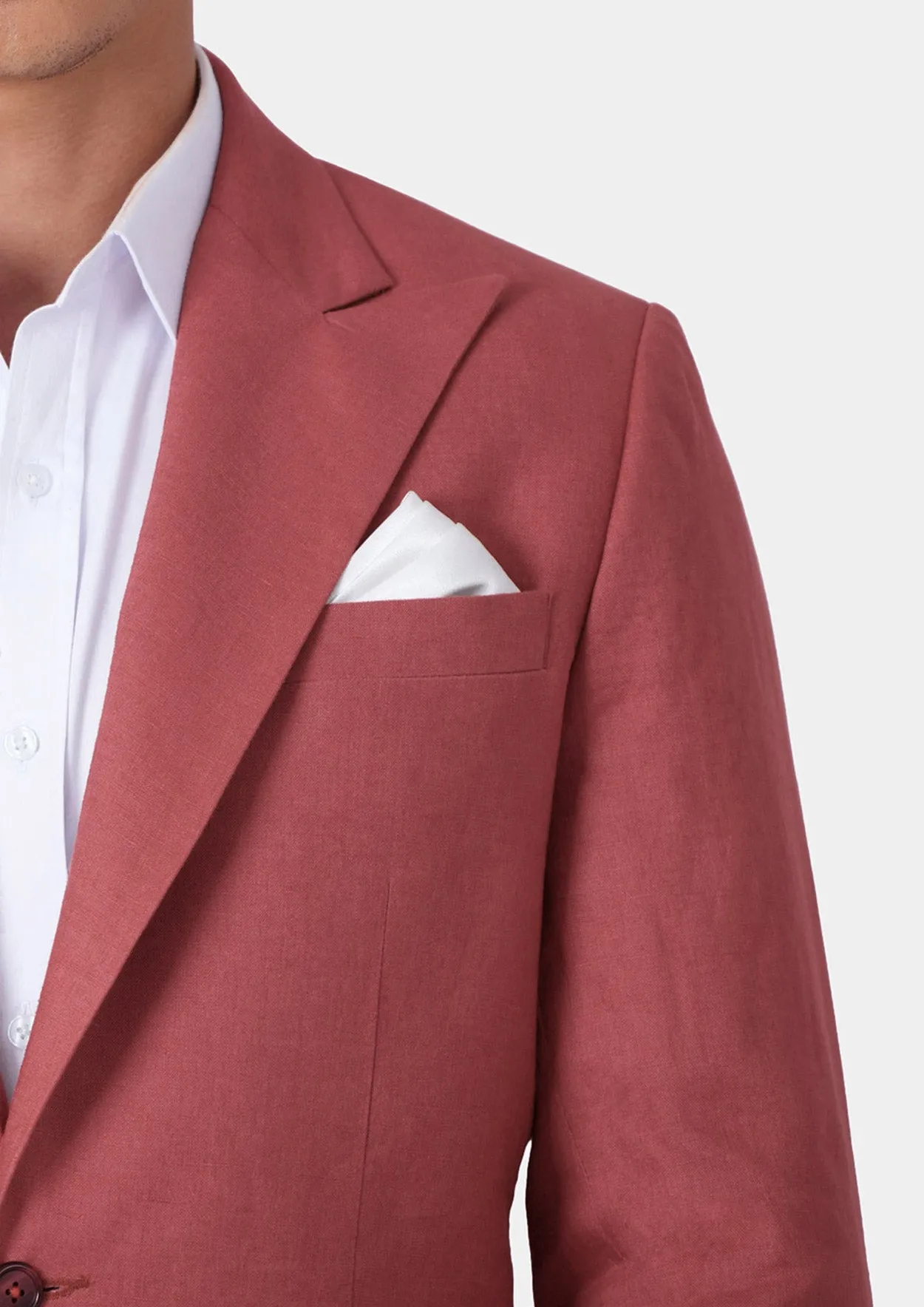 Hudson Tuscan Red Linen Suit