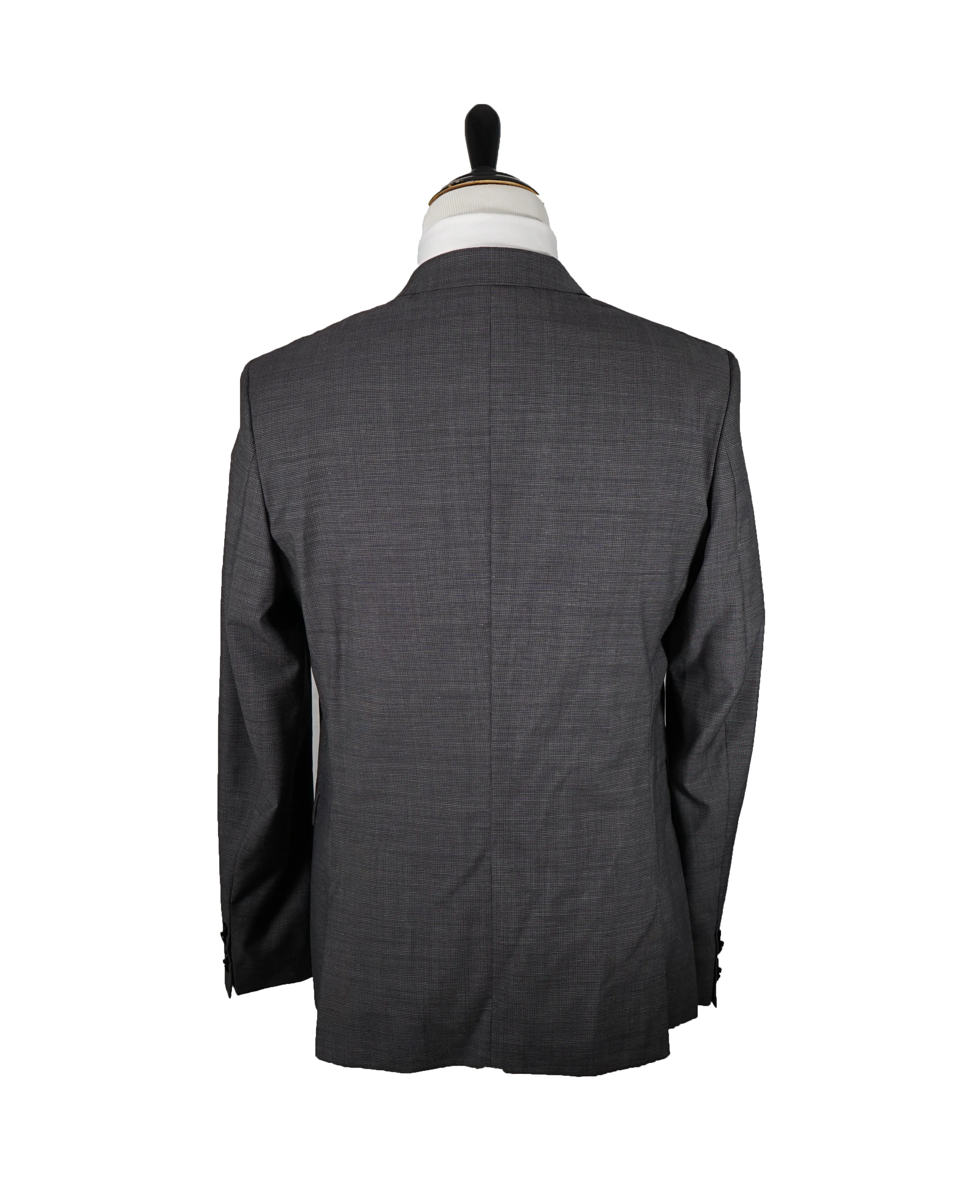 HUGO BOSS - Notch Lapel Microcheck Suit - 44R