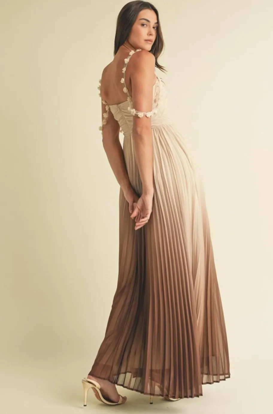 Iconic Ombré Pleated Dress