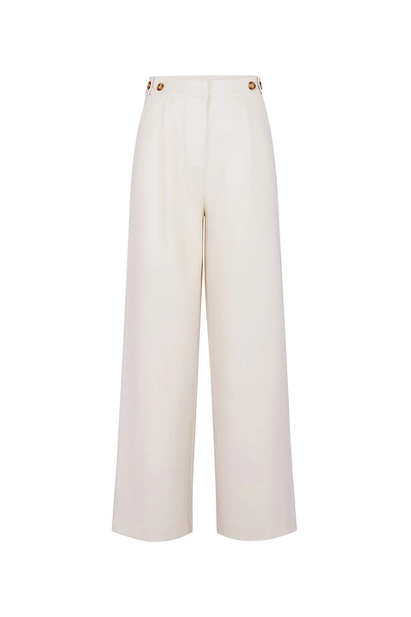 IMAN SUIT PANT - IVORY