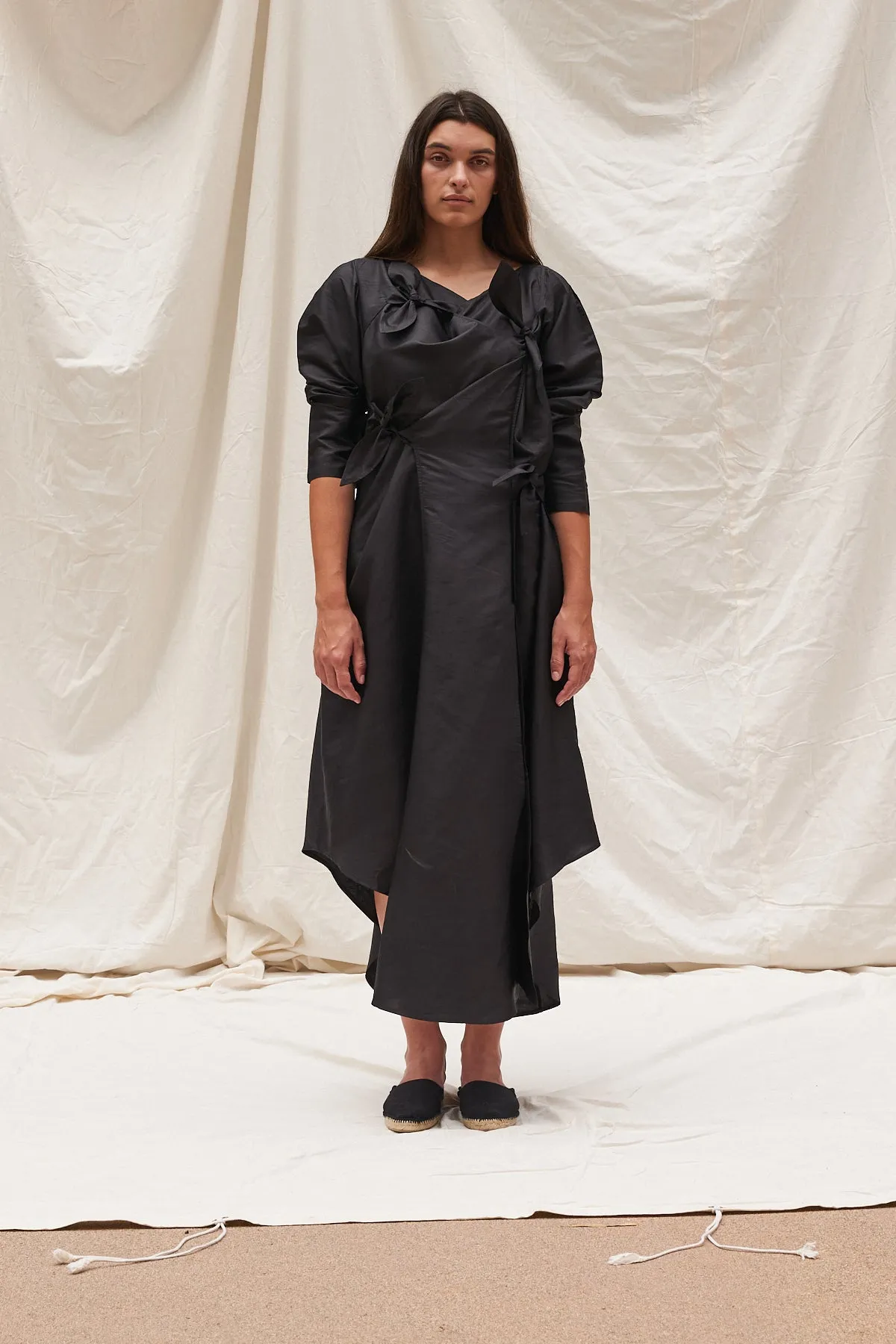 IOME DRESS — BLACK