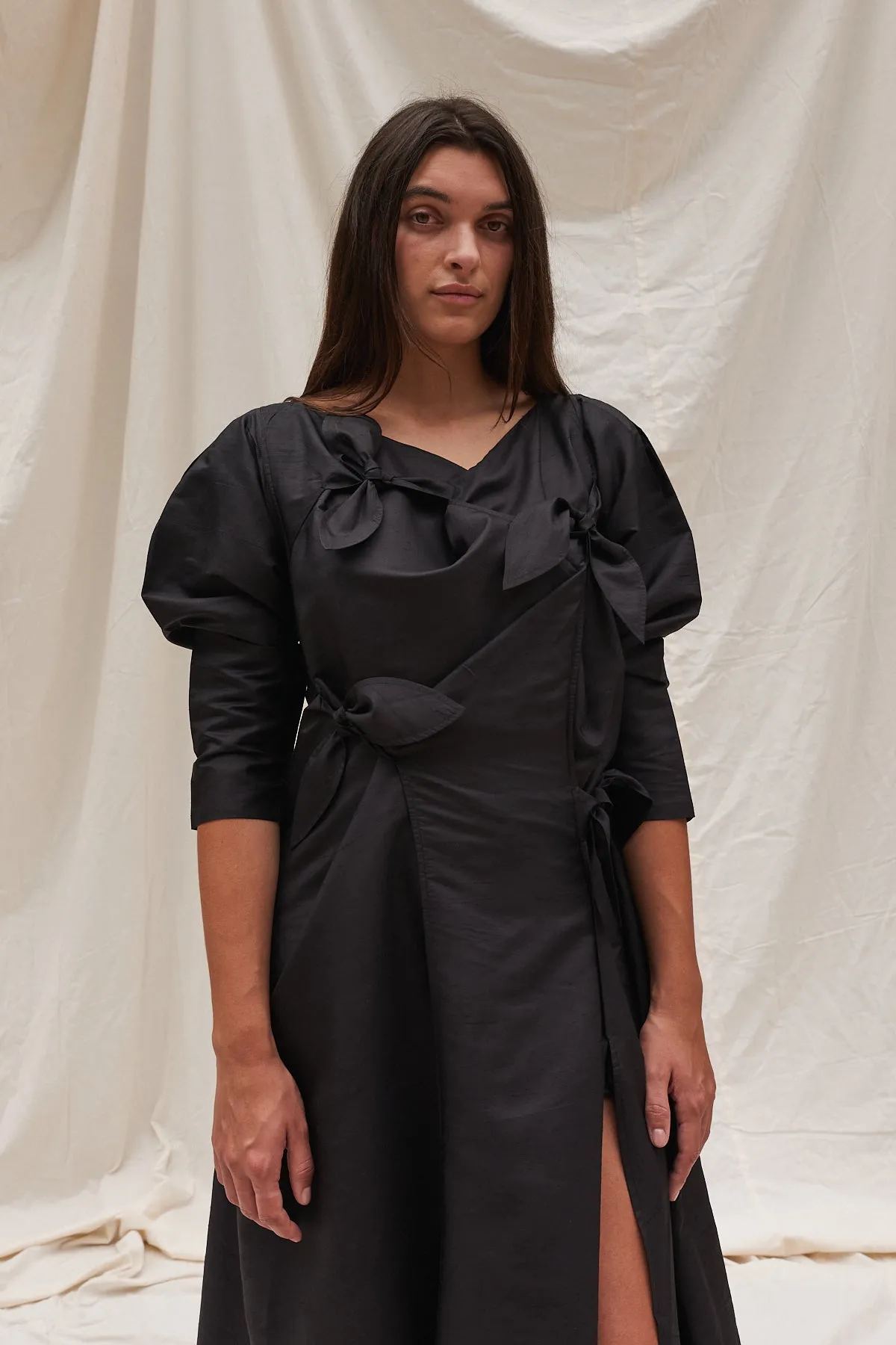 IOME DRESS — BLACK
