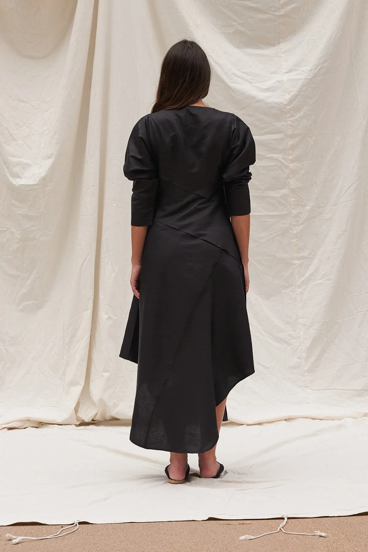 IOME DRESS — BLACK