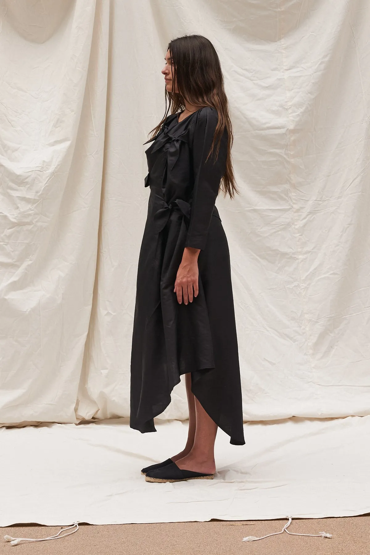 IOME DRESS — BLACK