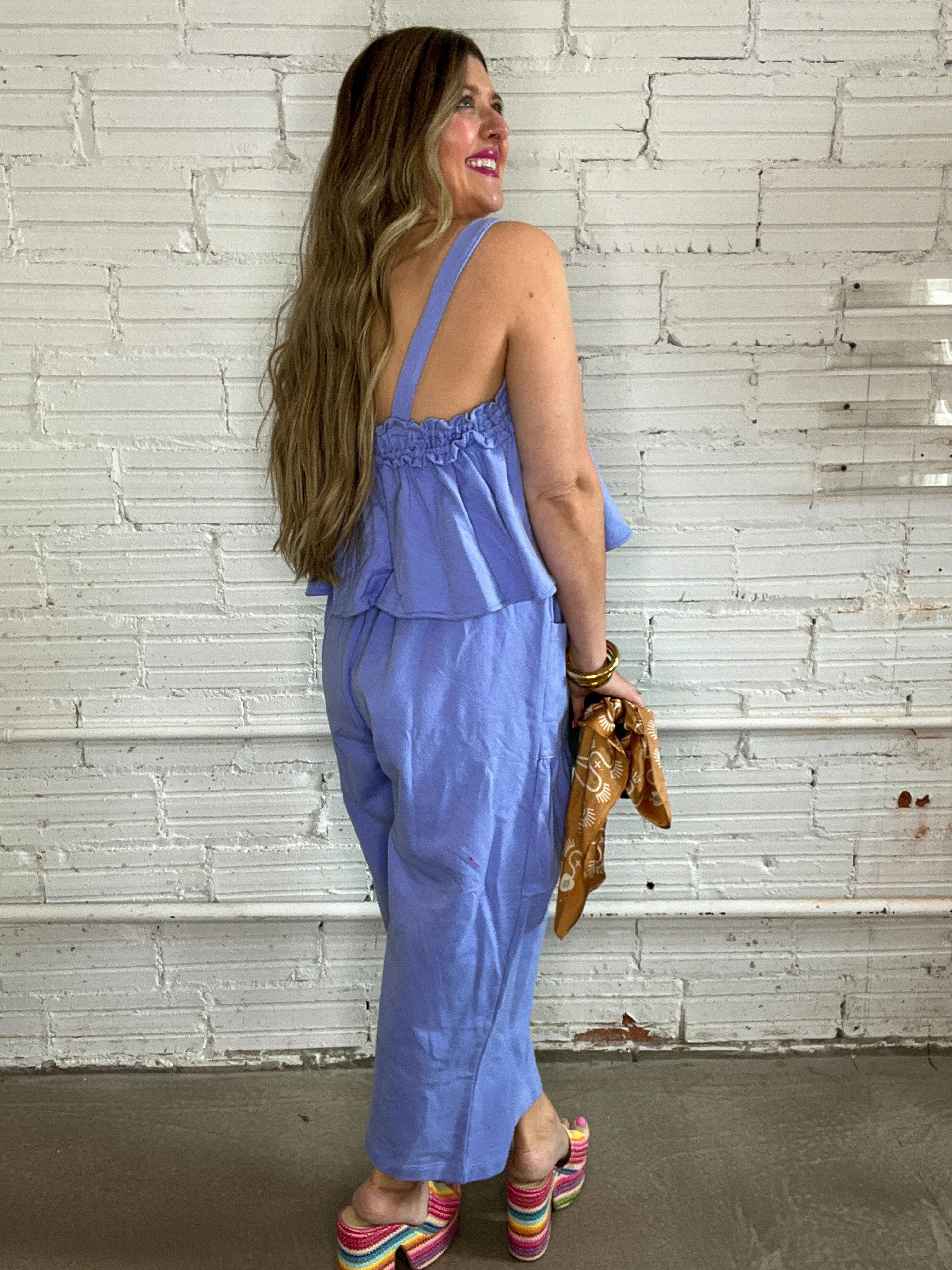 Iris Breeze Tie Tank Top