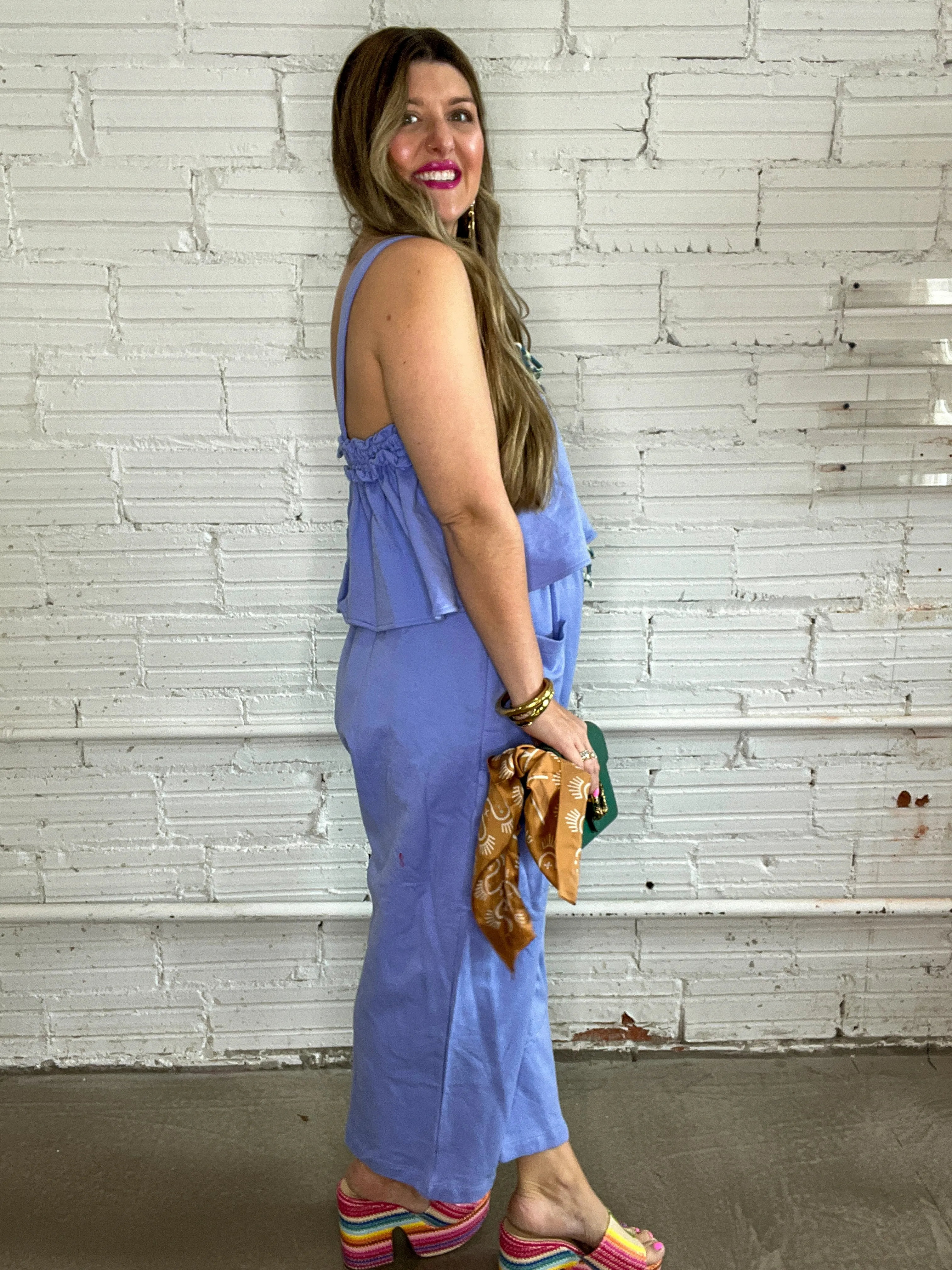 Iris Breeze Tie Tank Top