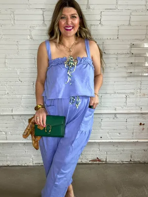 Iris Breeze Tie Tank Top