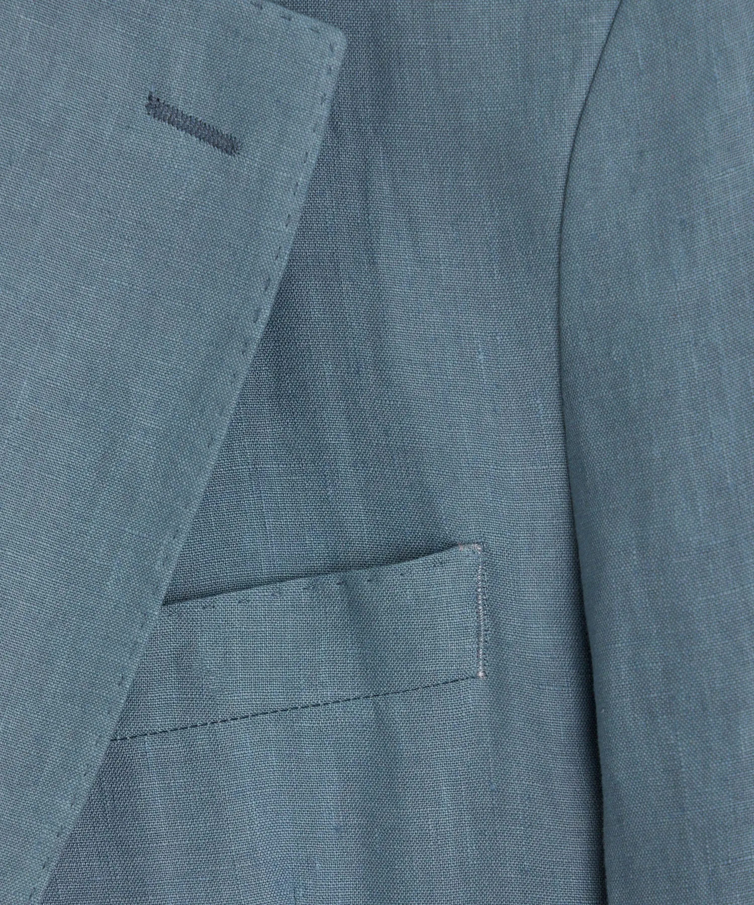 Italian Linen Sutton Suit in Antique Teal