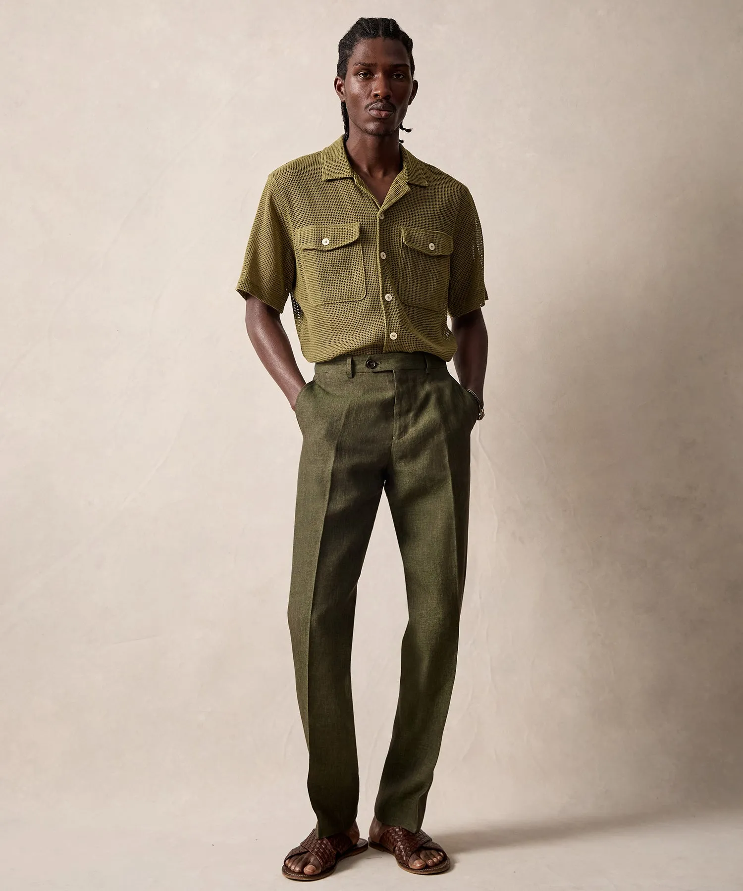 Italian Linen Sutton Trouser