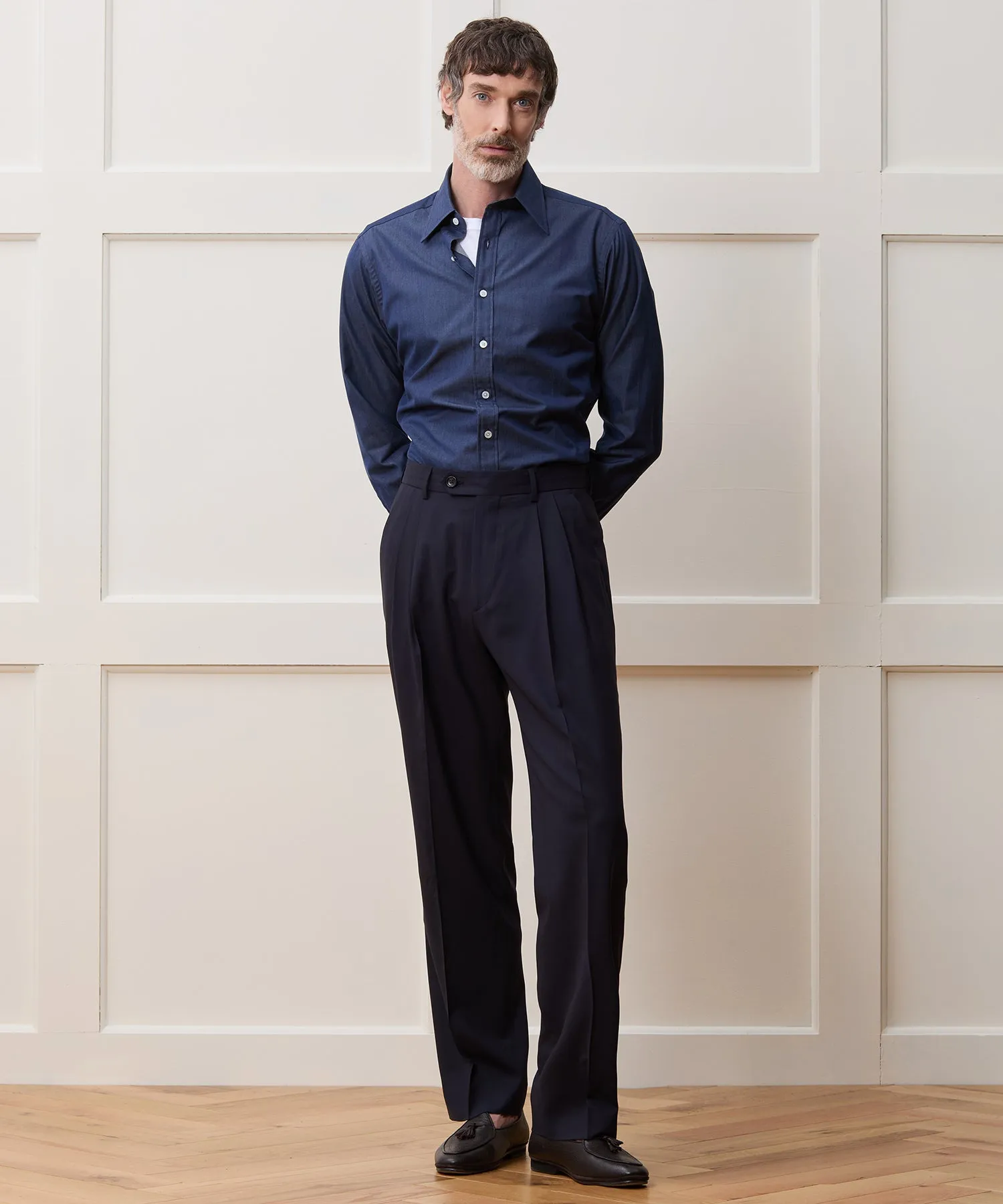 Italian Tropical Wool Wythe Trouser