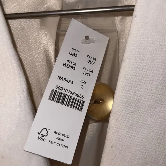 J. Crew Madelyn blazer in linen blend Size 2