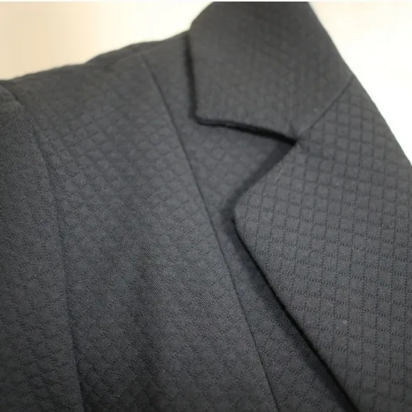 J. McLaughlin Textured Blazer Jacket in black Size 12