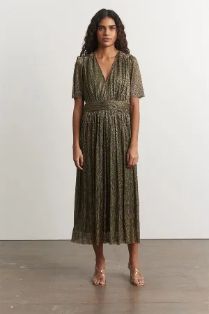 JOACHIM LAME JERSEY LONG DRESS