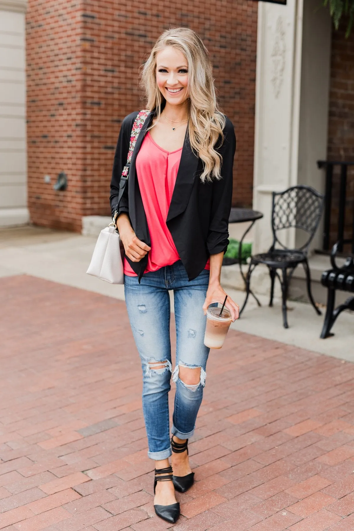 Keep It Professional Blazer- Black