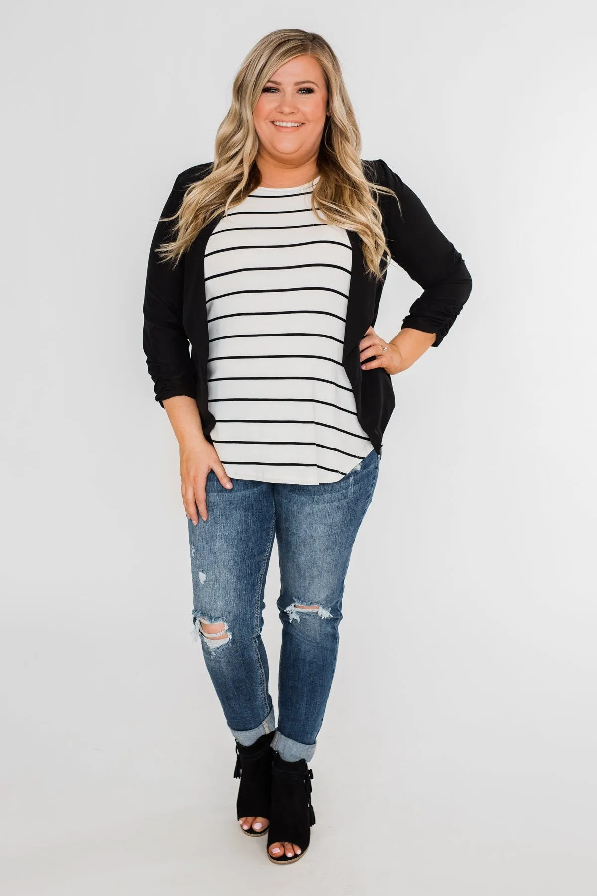Keep It Professional Blazer- Black