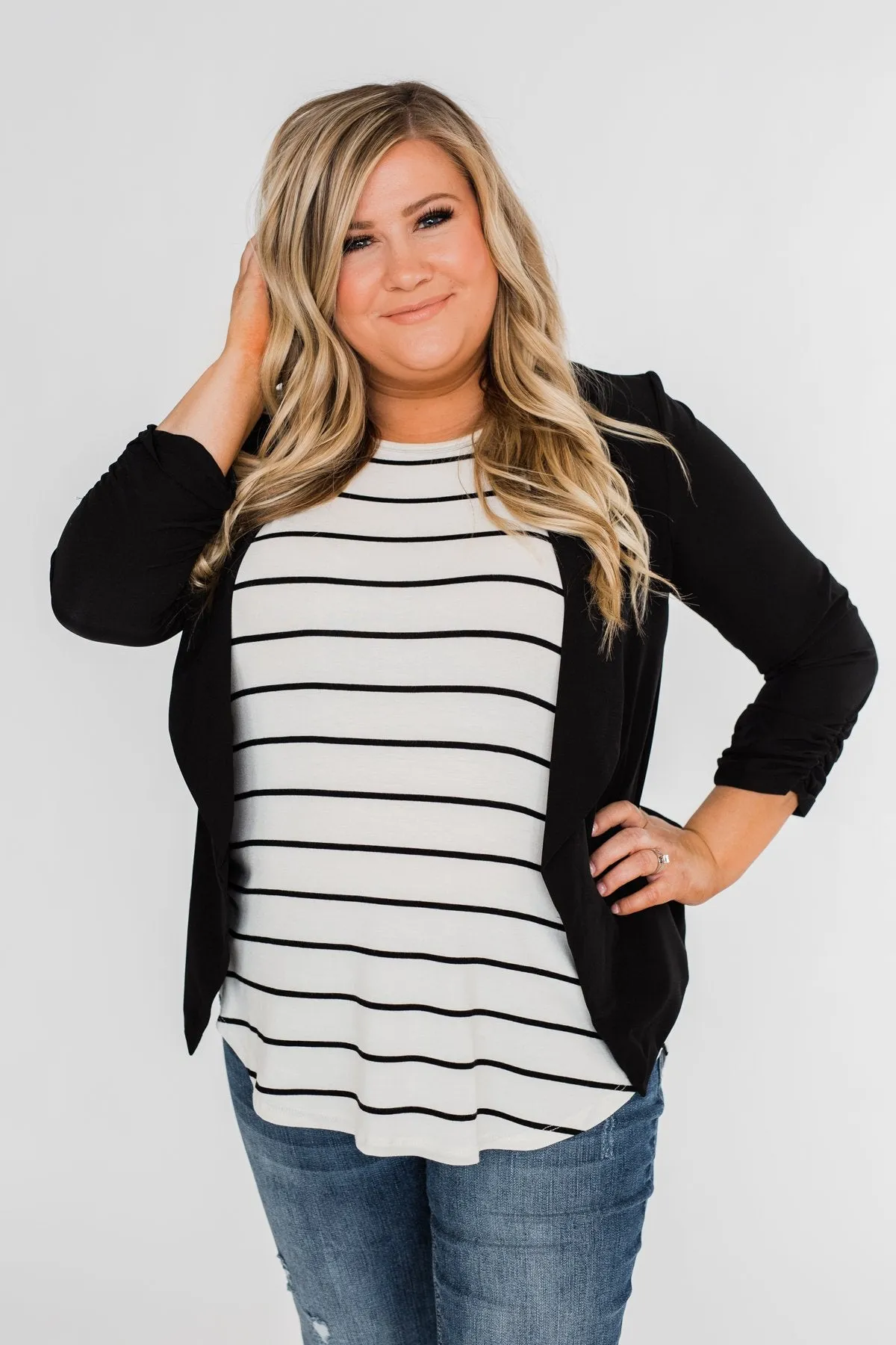 Keep It Professional Blazer- Black