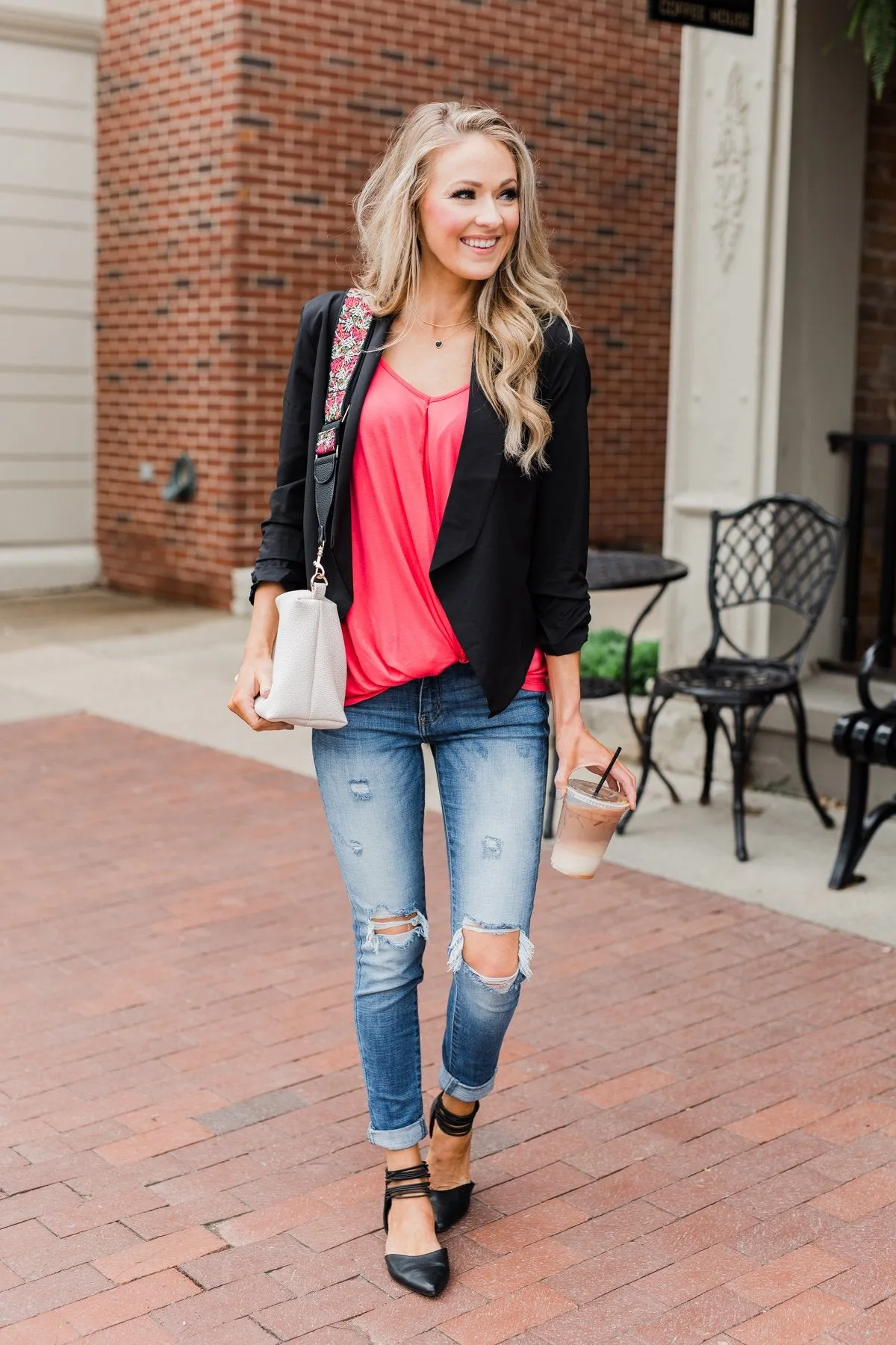 Keep It Professional Blazer- Black