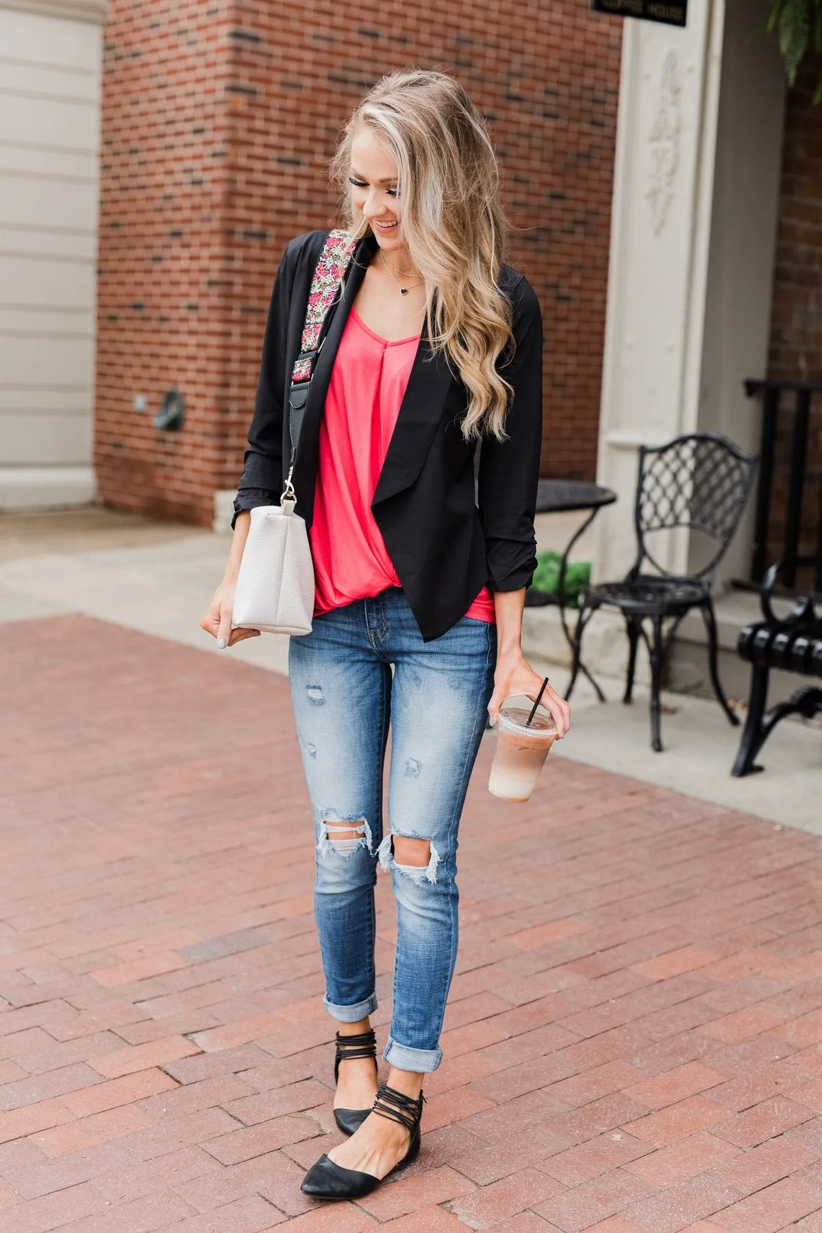 Keep It Professional Blazer- Black