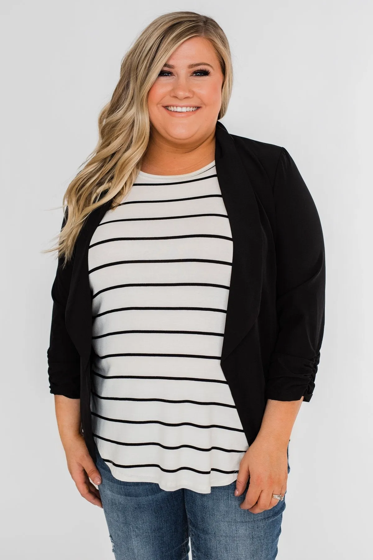 Keep It Professional Blazer- Black