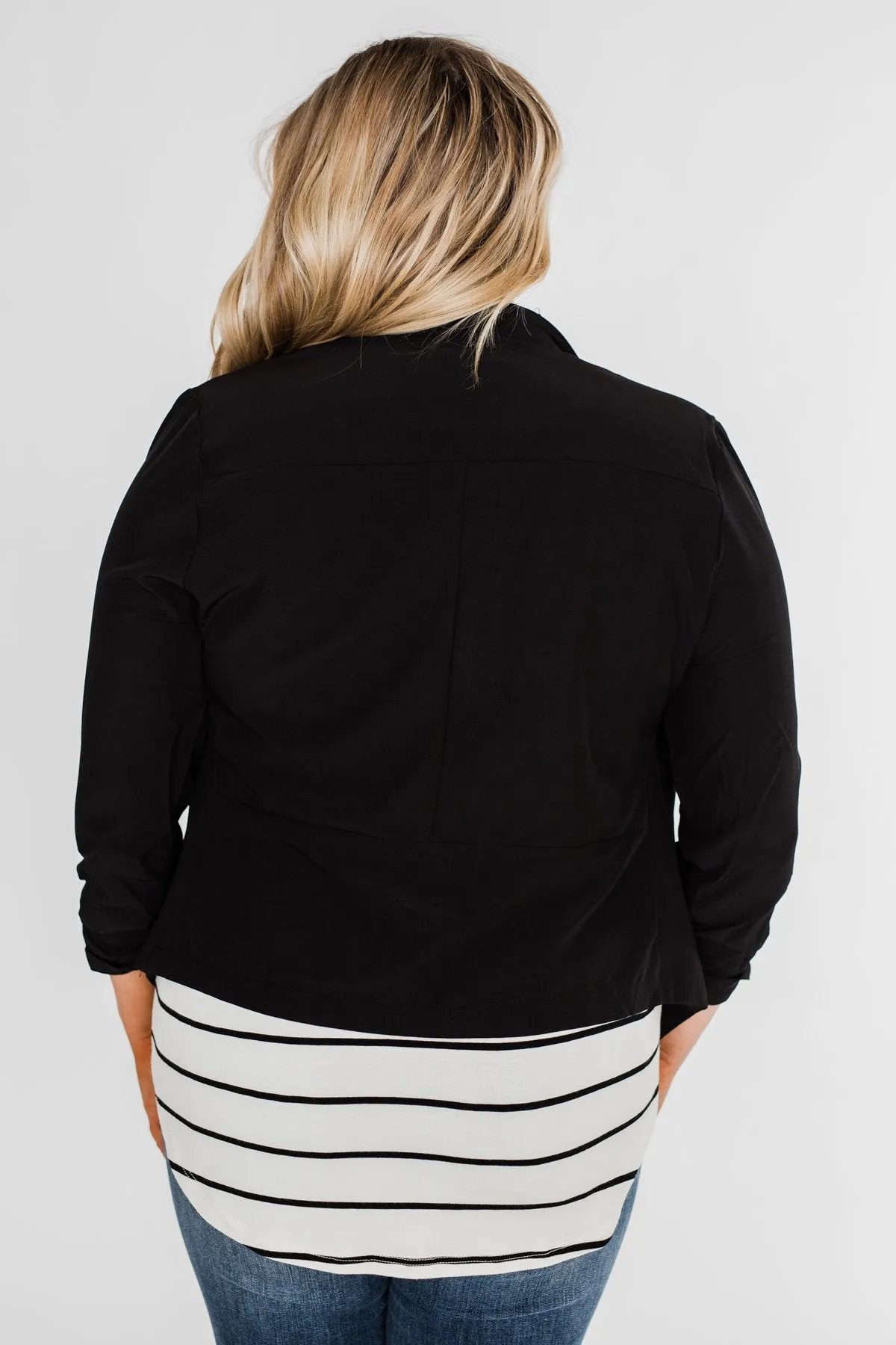 Keep It Professional Blazer- Black
