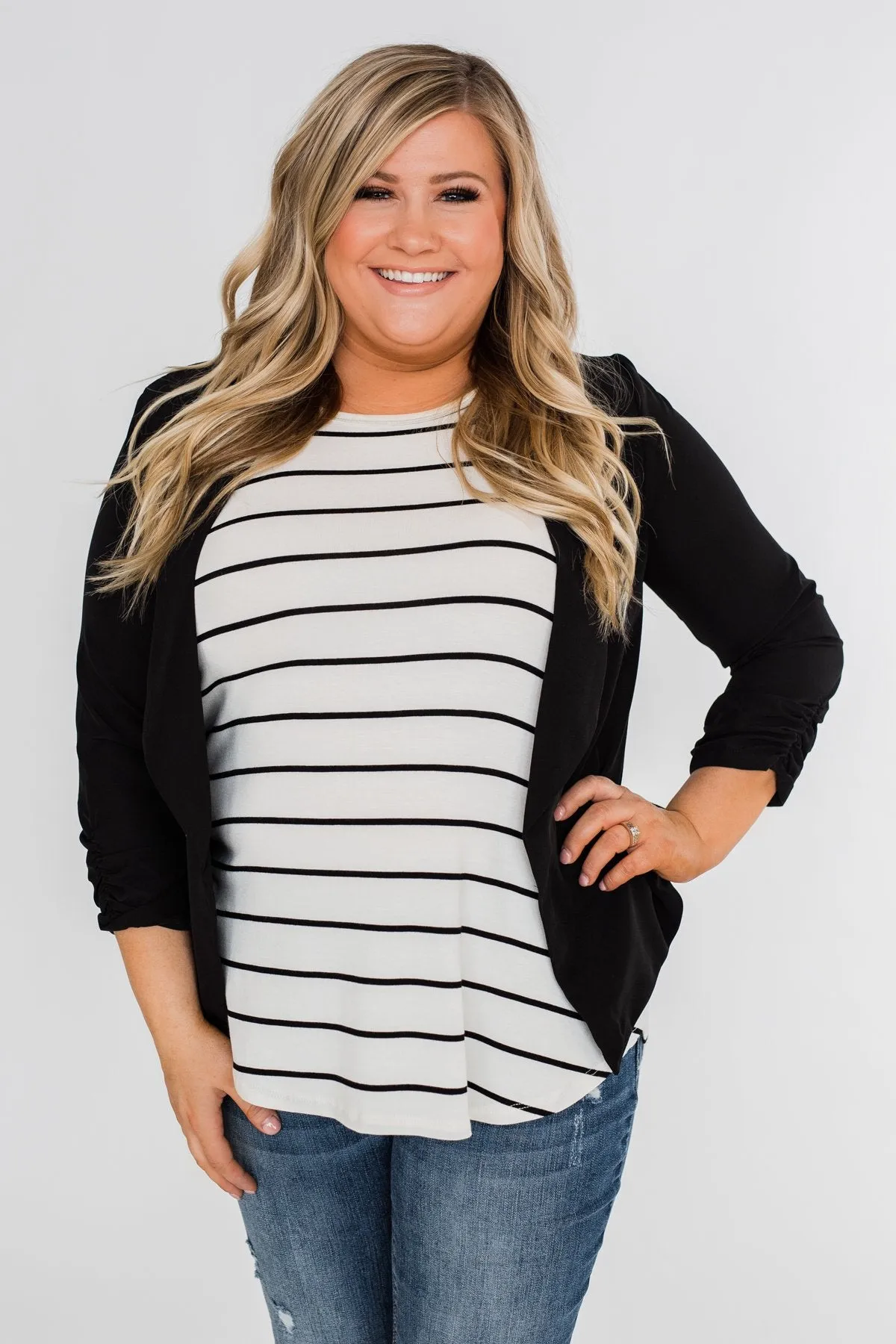Keep It Professional Blazer- Black