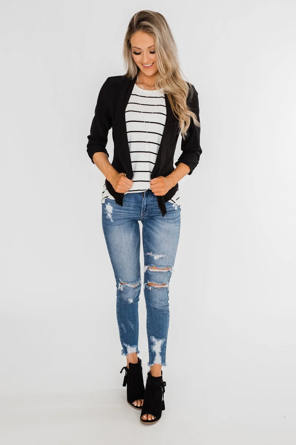 Keep It Professional Blazer- Black