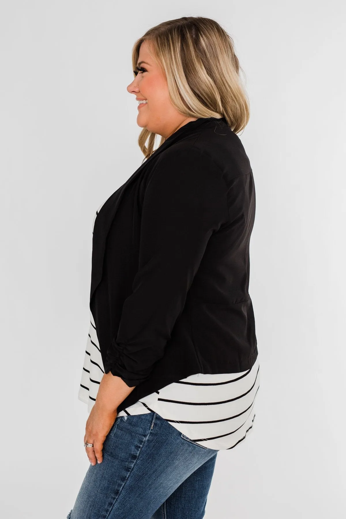 Keep It Professional Blazer- Black