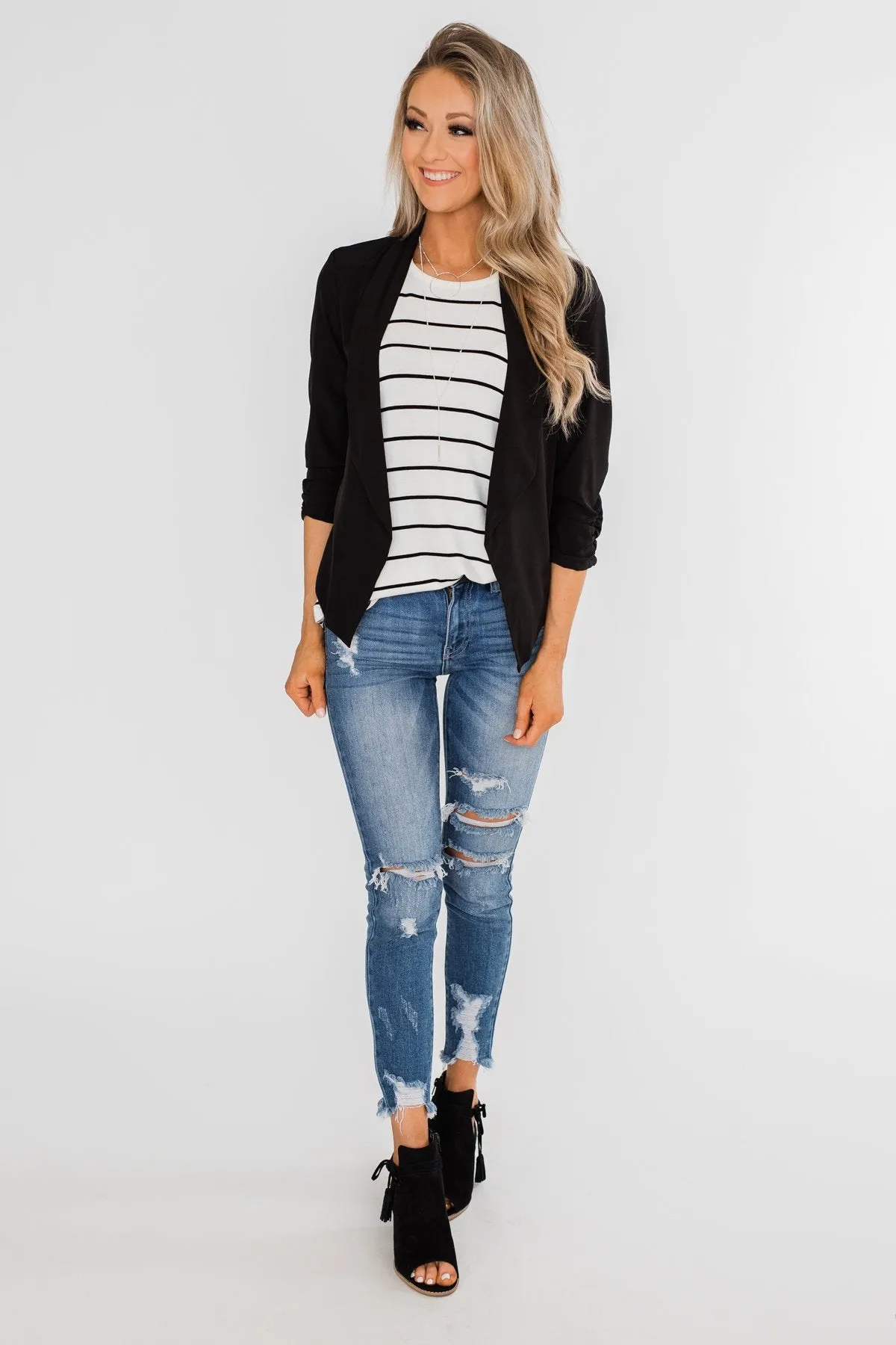 Keep It Professional Blazer- Black
