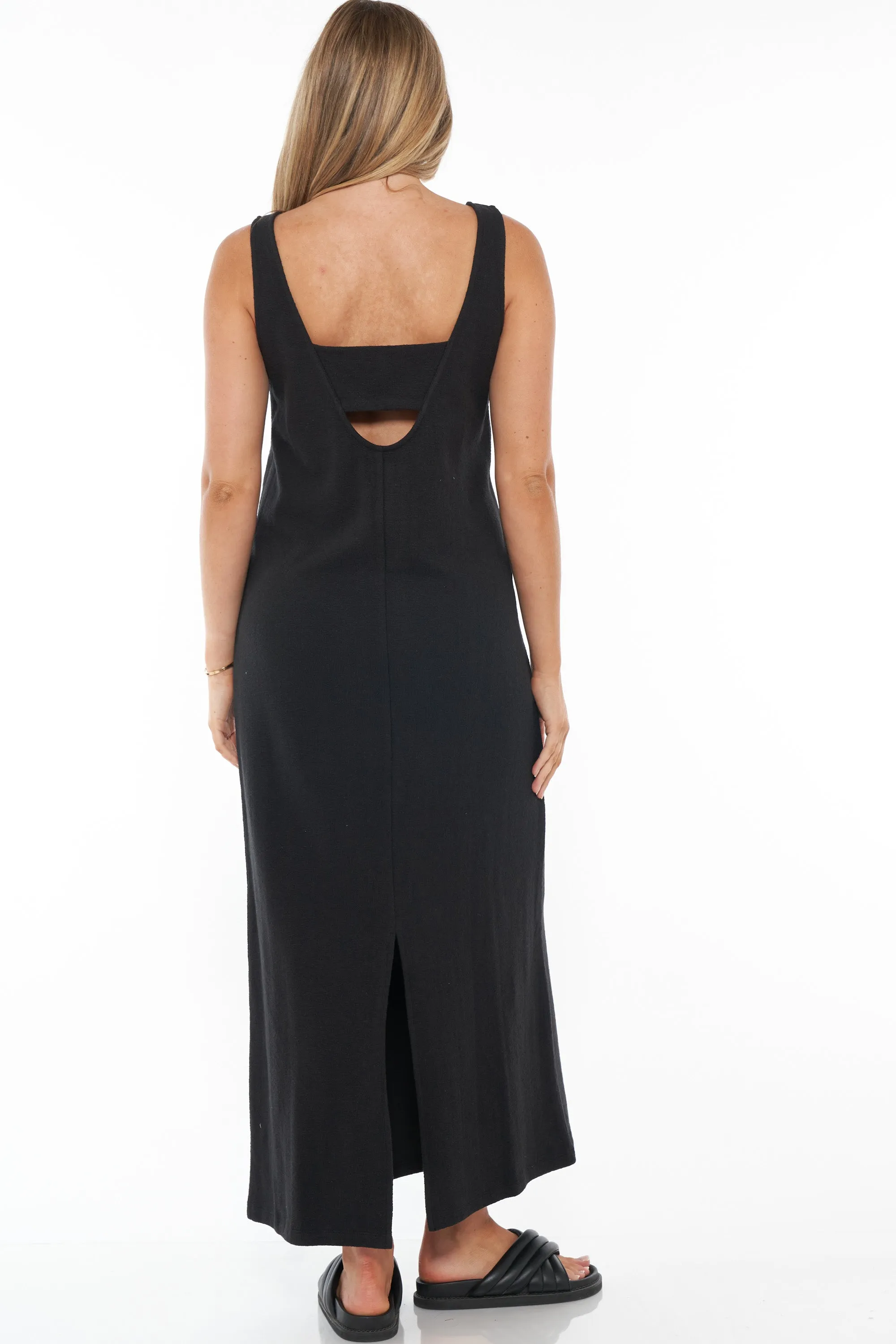 Kindred Column Dress - Black