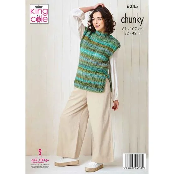 King Cole Knitting Pattern 6245