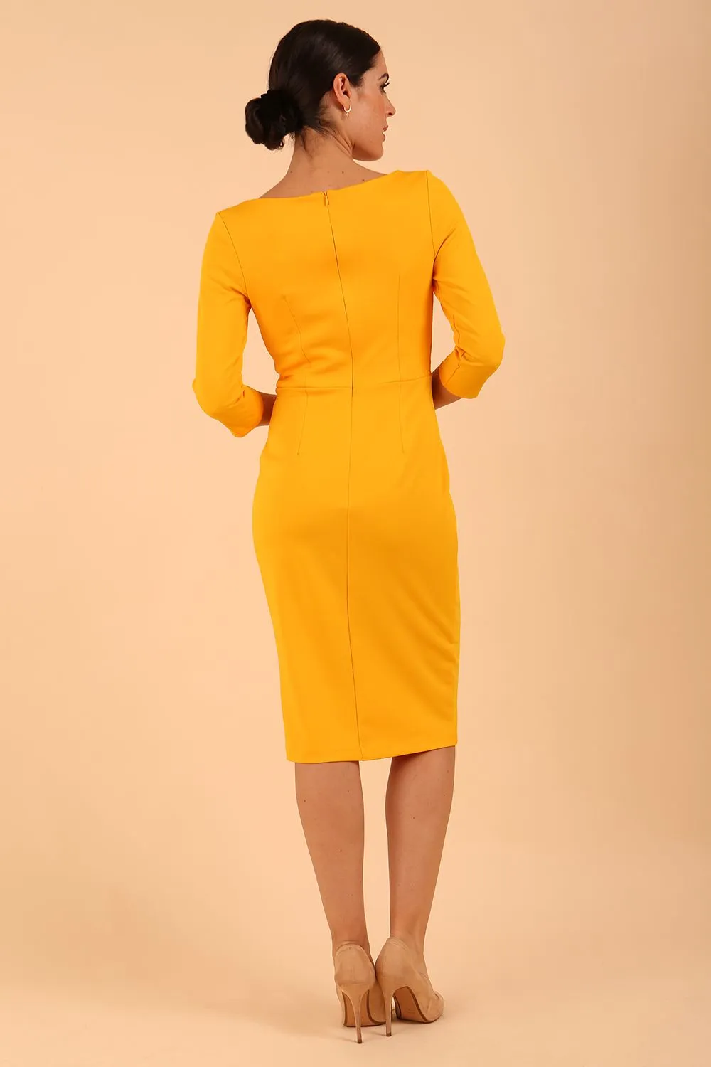Kinga 3/4 Sleeved Pencil Dress