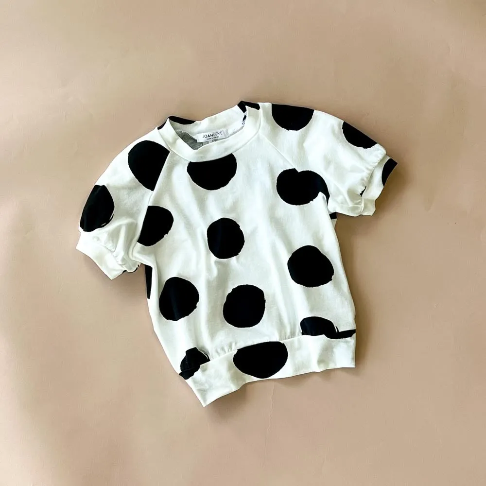 Koko Top | Big Dot | White