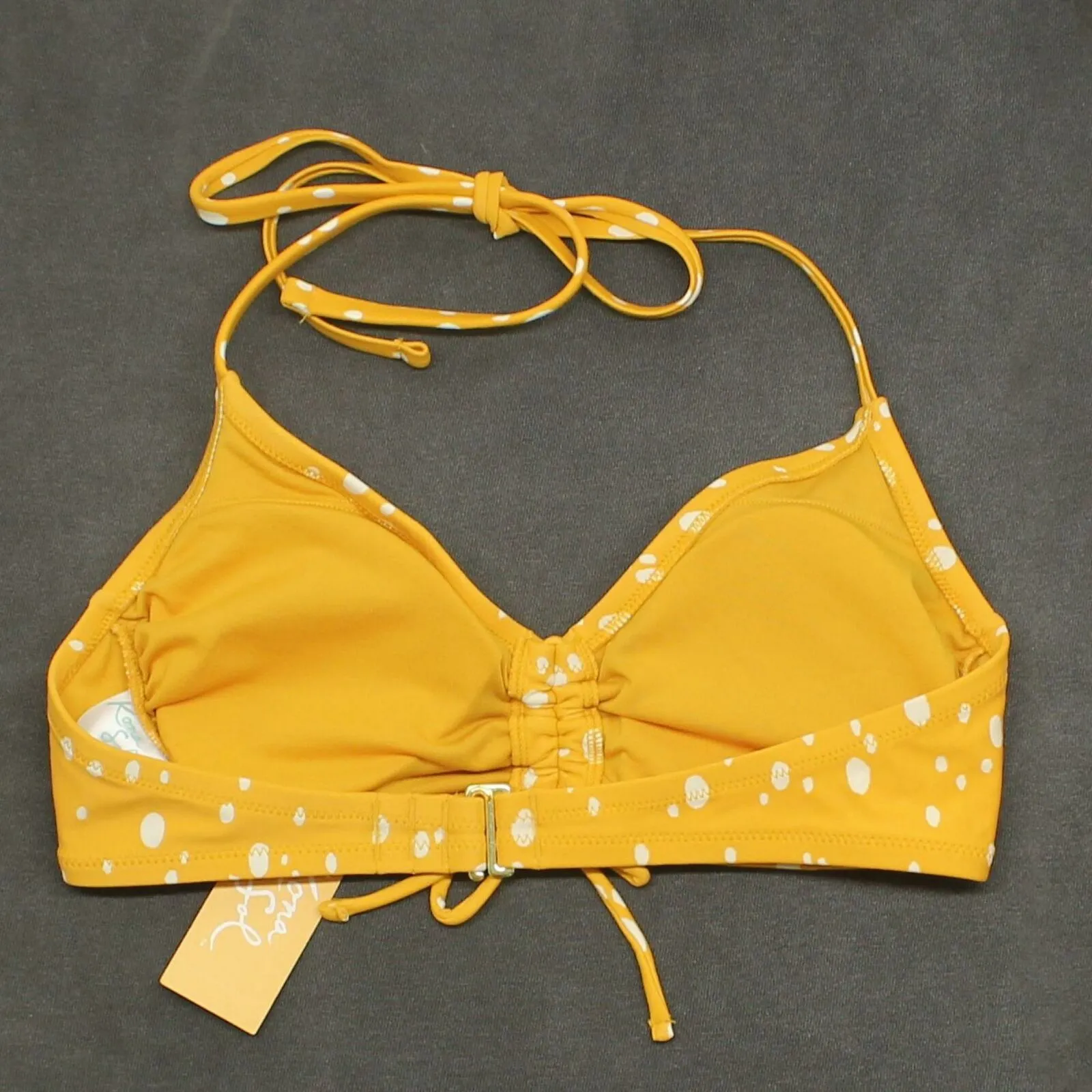 Kona Sol Women's Polka Dot Shoulder Tie Bikini Top