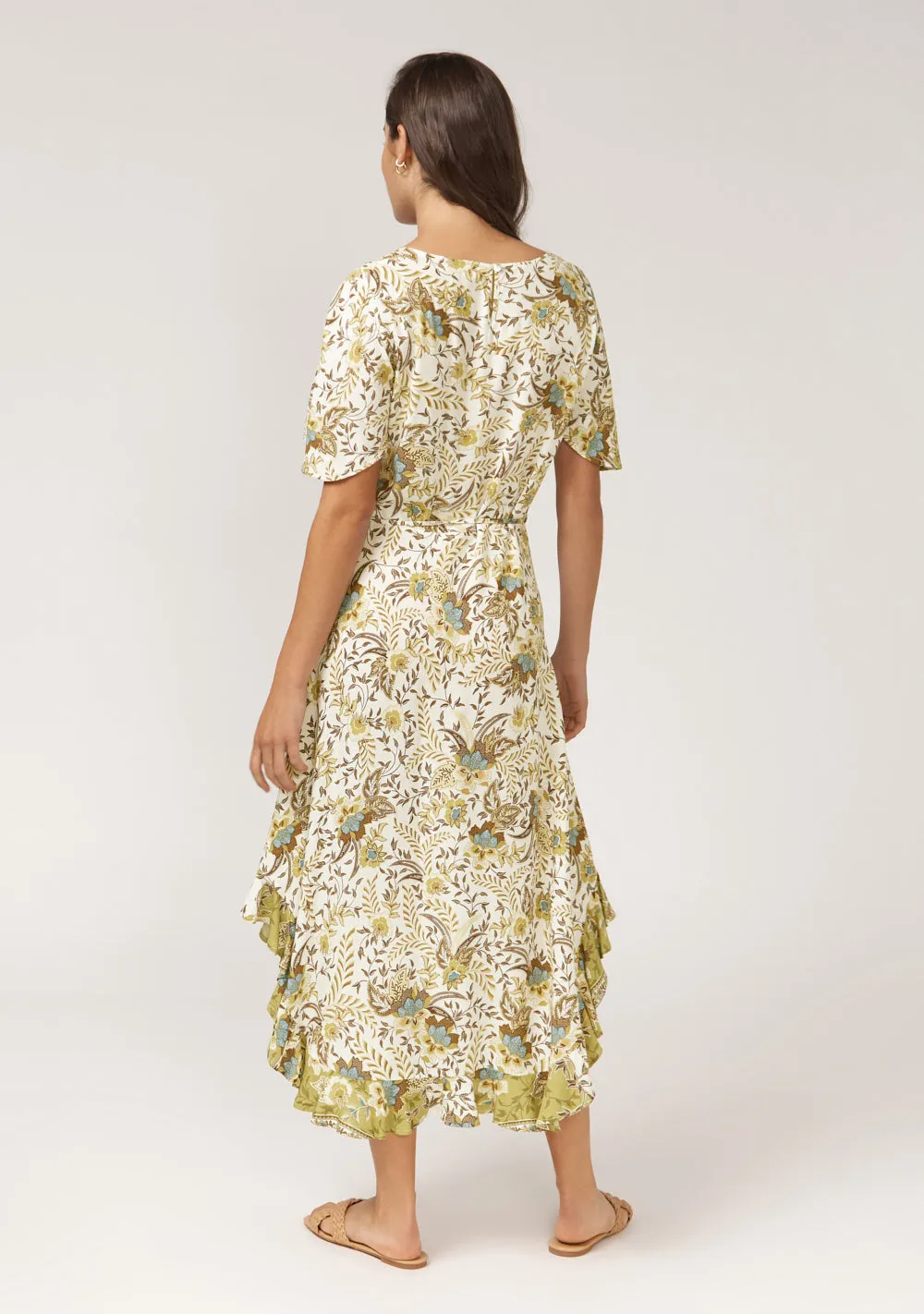 La Botani Dress - Light Moss