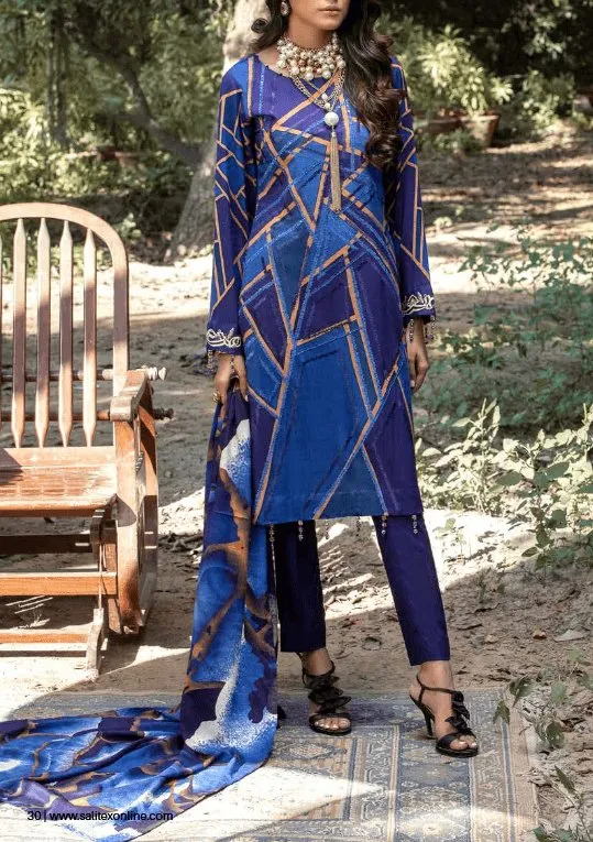 Ladies Un-Stitch Salitex Printed Linen (WK-382B)