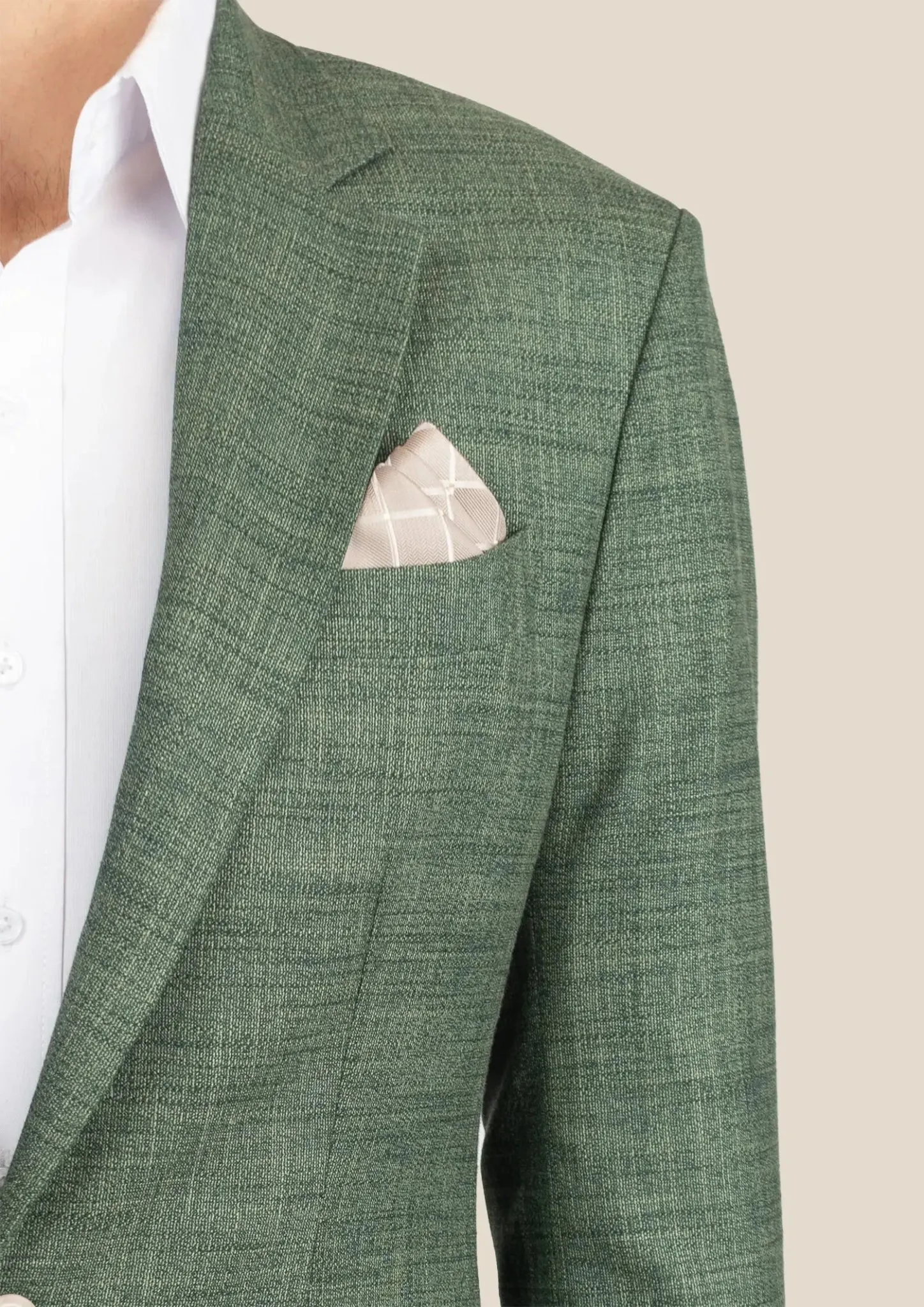Lafayette Aspen Green Hopsack Suit